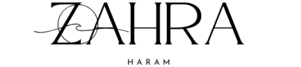 Zahra Haram Logo, Zahra haram is the clothing brand